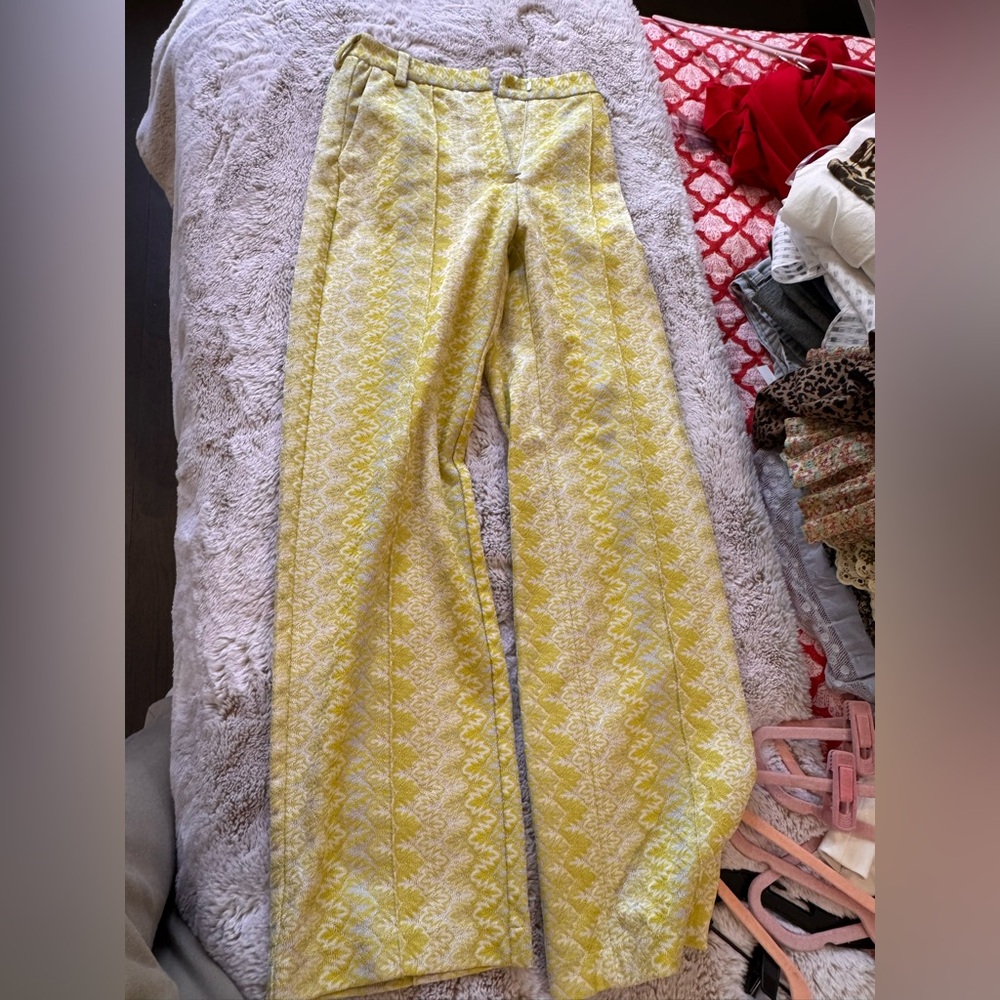 Hanne Bloche yellow pants women’s size 1 - similar to xs or xxs